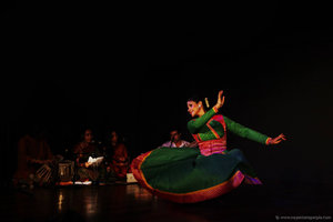 Performing at the Singapore Indian Fine Arts Society, November 2013