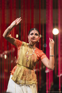 Performing at Kalaa Utsavam Indian Arts Festival at the Esplanade Theatre in Singapore, November 2014