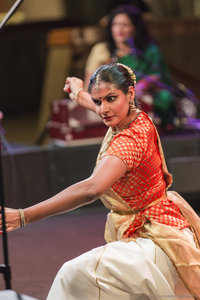 Performing at Kalaa Utsavam Indian Arts Festival at the Esplanade Theatre in Singapore, November 2014