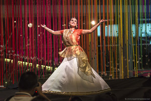 Performing at Kalaa Utsavam Indian Arts Festival at the Esplanade Theatre in Singapore, November 2014